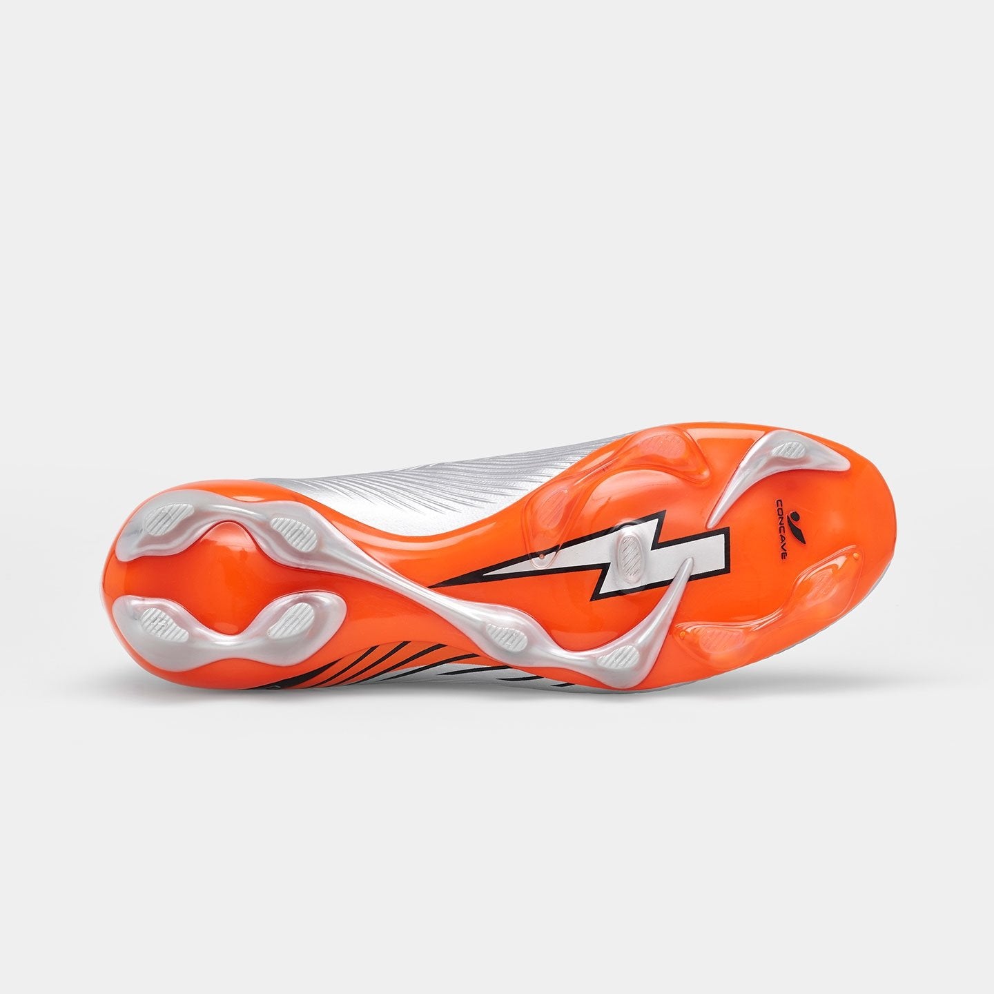 Concave Volt + TechStitch FG - Silver/Red Orange