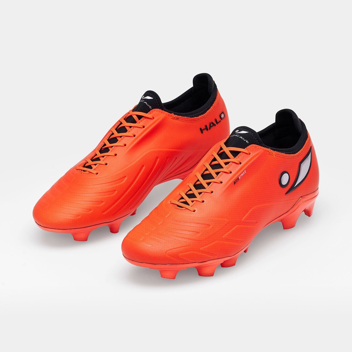 Concave Halo + Maze Chrome FG - Red Orange/Black/Silver