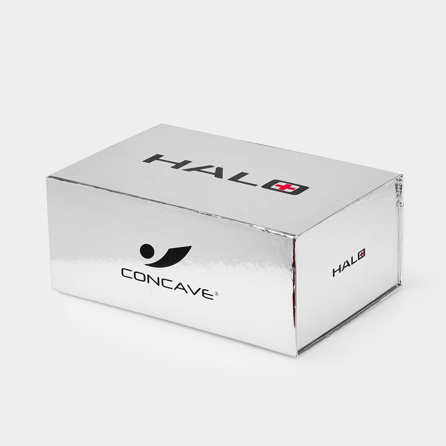 Concave Halo + Maze Chrome FG - Red Orange/Black/Silver