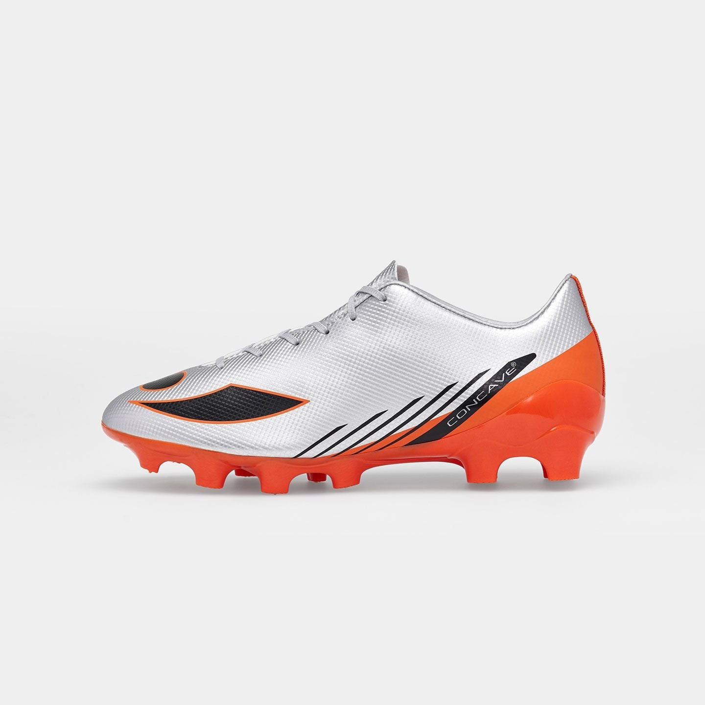 Kids Concave Volt FG - Silver/Red Orange