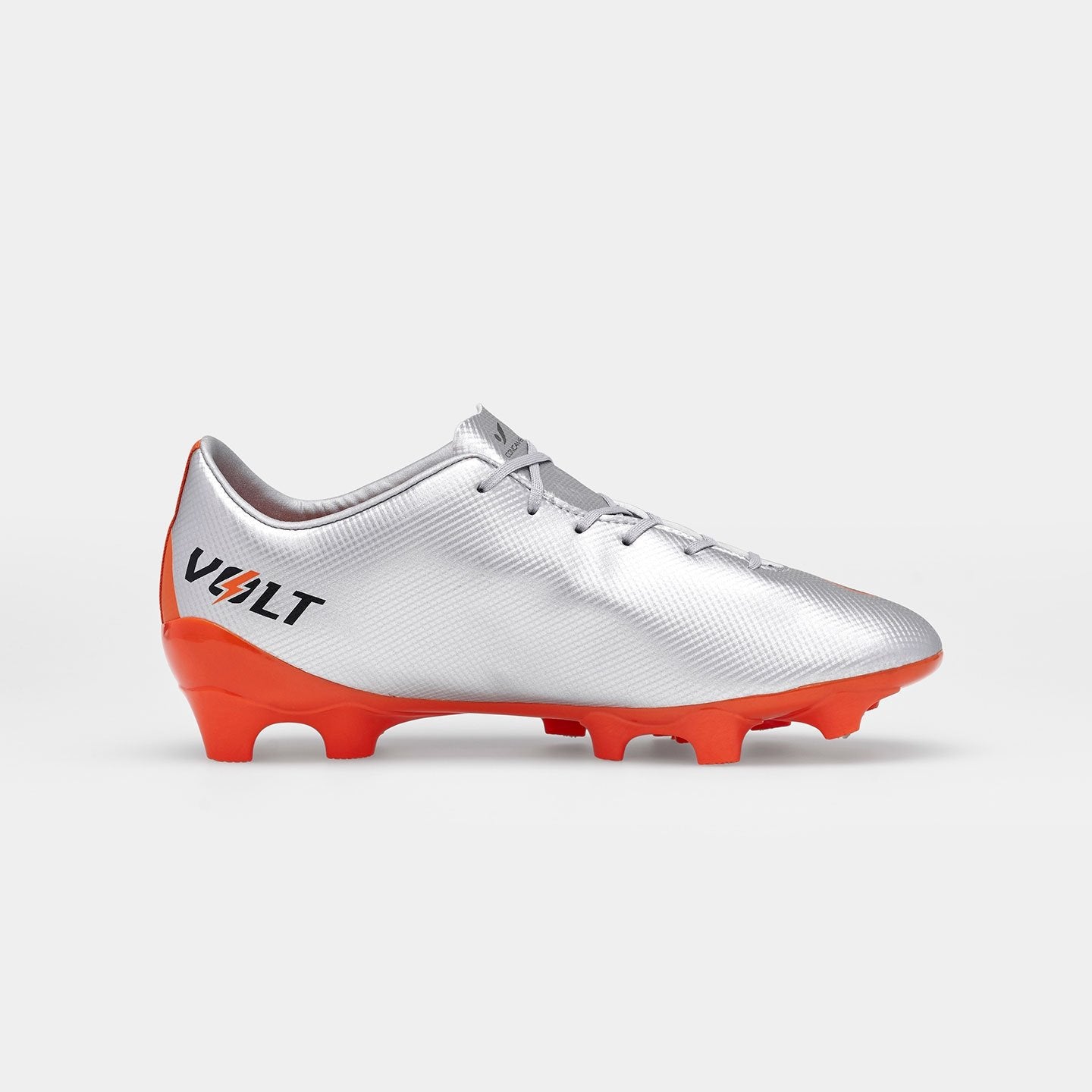 Kids Concave Volt FG - Silver/Red Orange