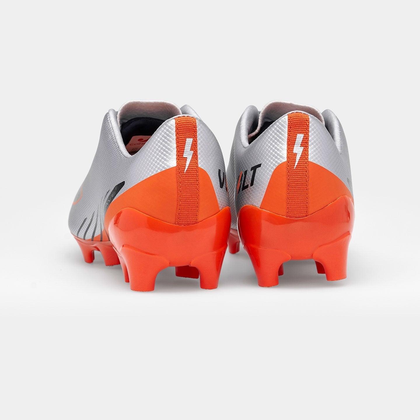 Kids Concave Volt FG - Silver/Red Orange