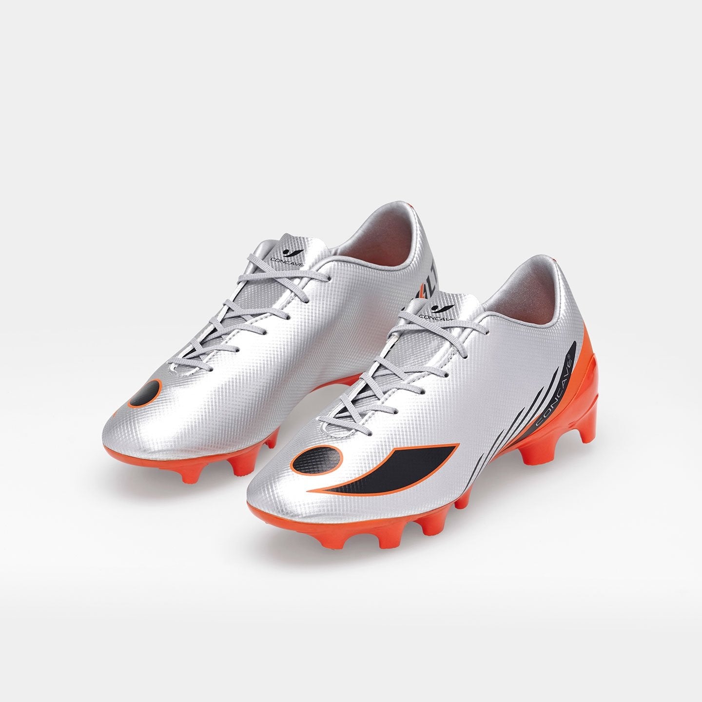 Kids Concave Volt FG - Silver/Red Orange