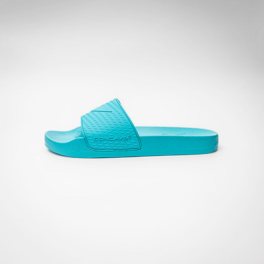 Concave Slide - Cyan/Cyan