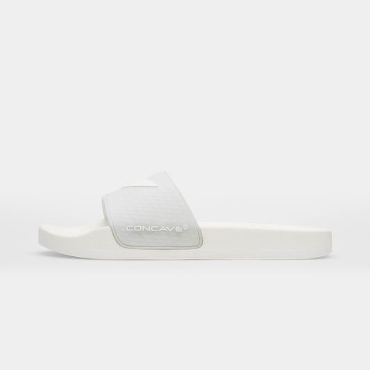 Concave Slide - White/White