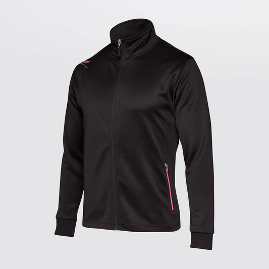 Concave Volt Tracksuit Top - Black/Pink