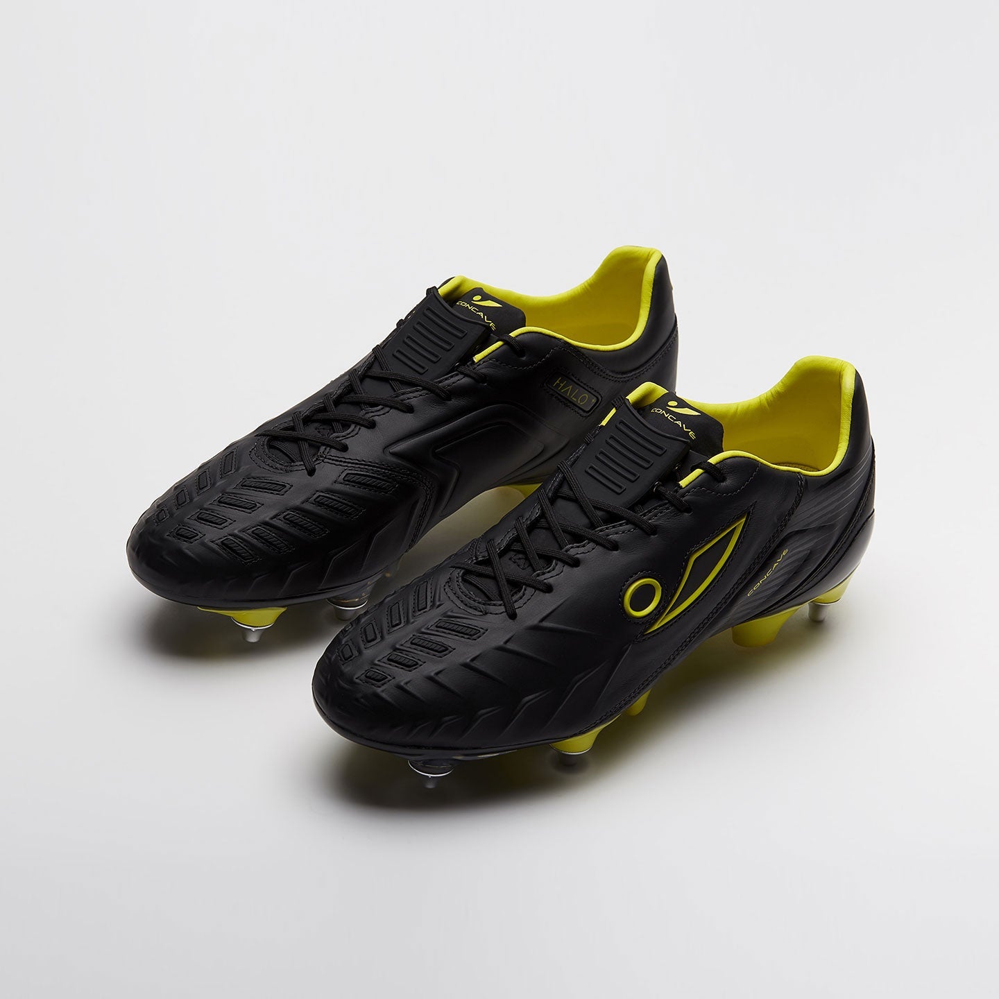 Concave Halo + Leather SG - Black/Neon Yellow