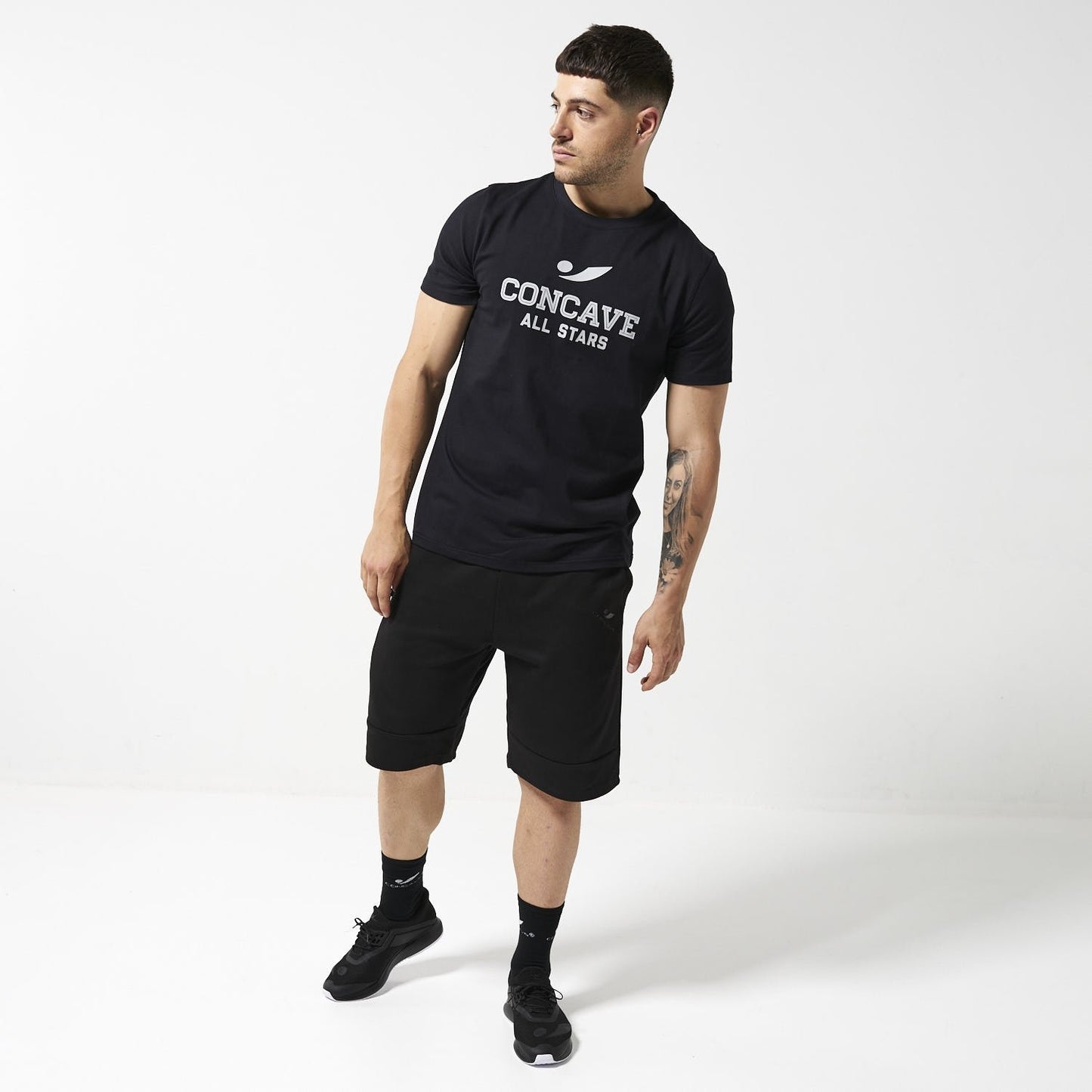 Concave T-Shirt - Black/Silver