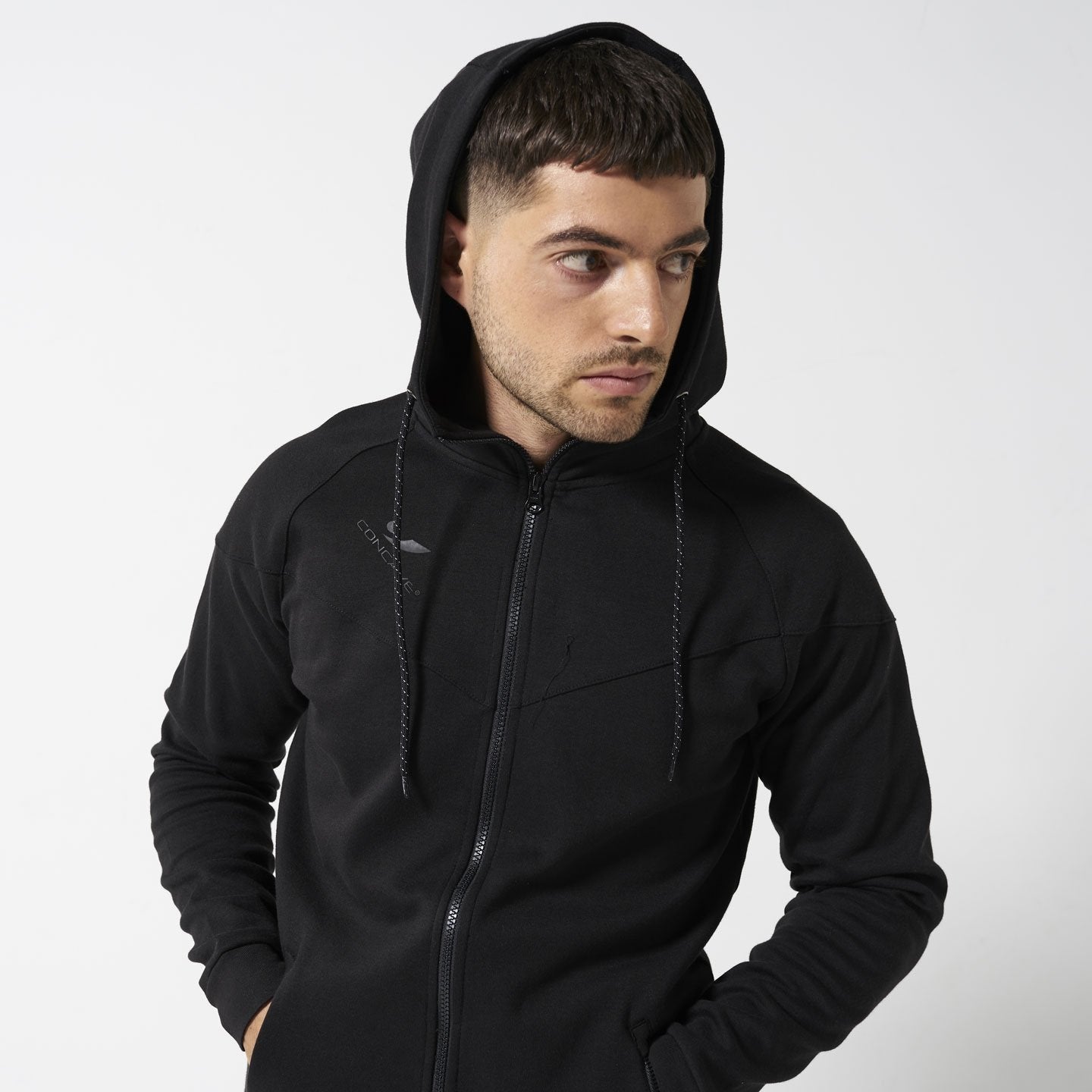 Concave Hoodie - Black/Black