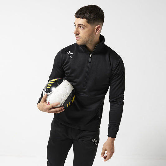 Concave Tracksuit Top - Black/White