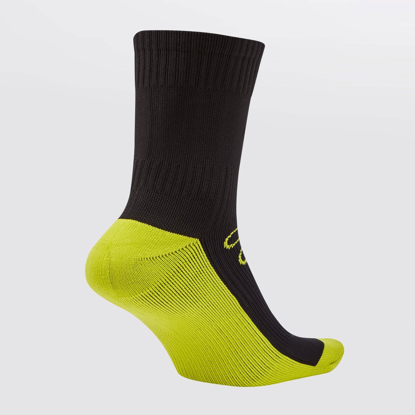 Concave Performance Mid Socks - Black/Lime