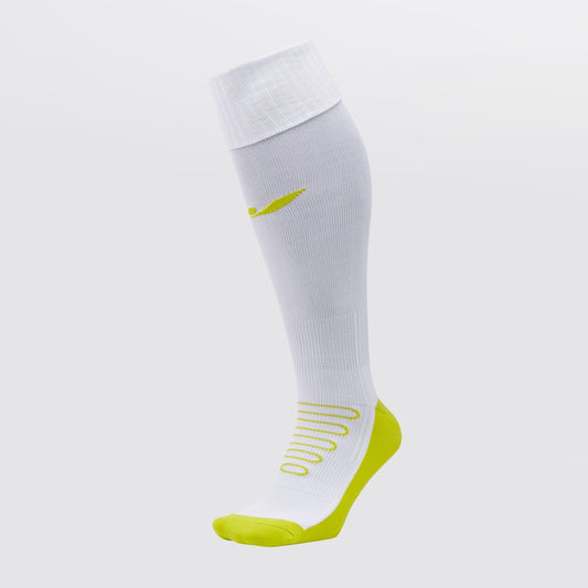 Concave Football Socks - White/Lime