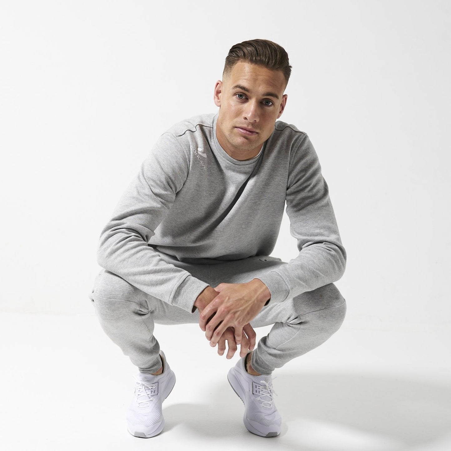 Concave Sweatshirt - Grey/White