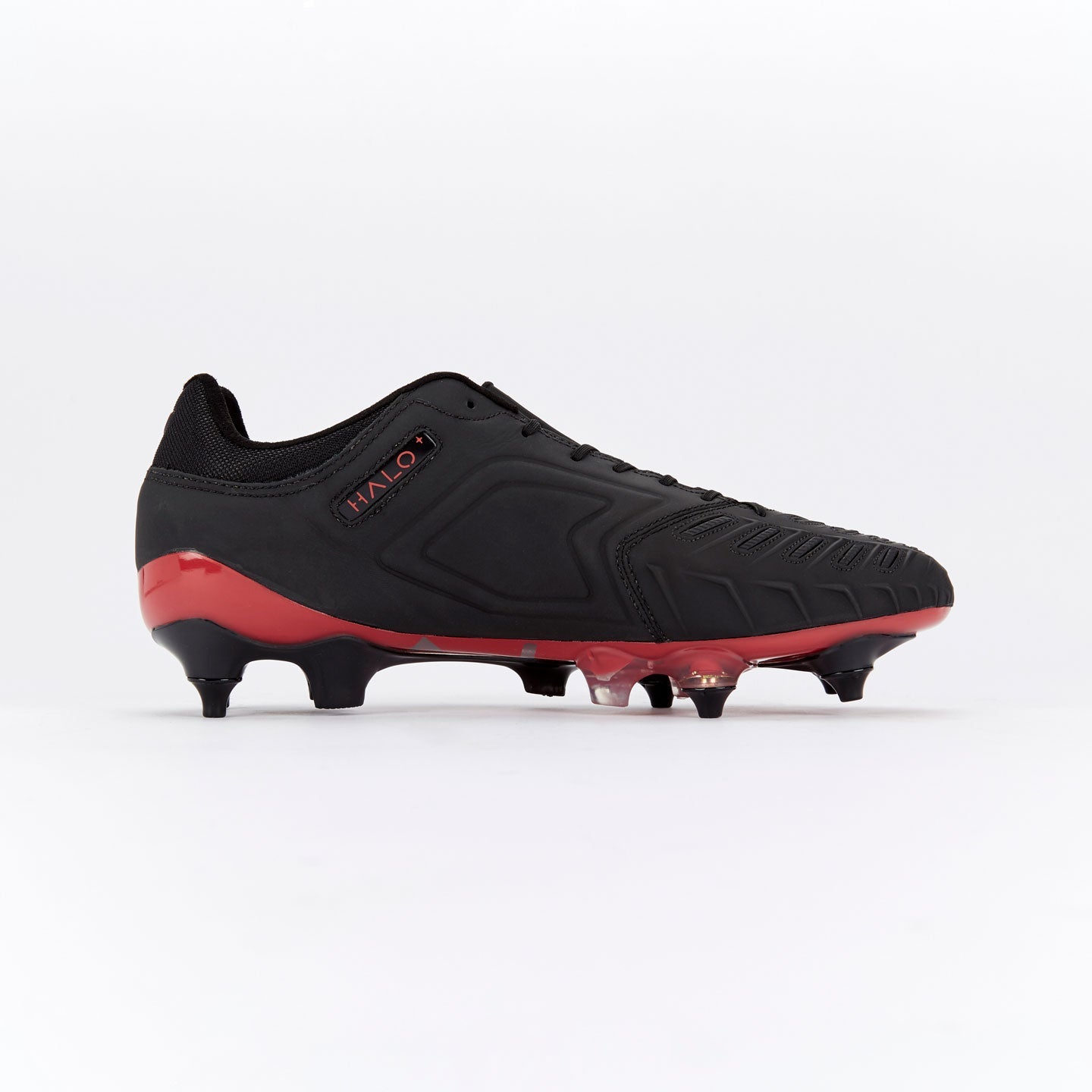 Concave Halo + Leather SG - Black/Red