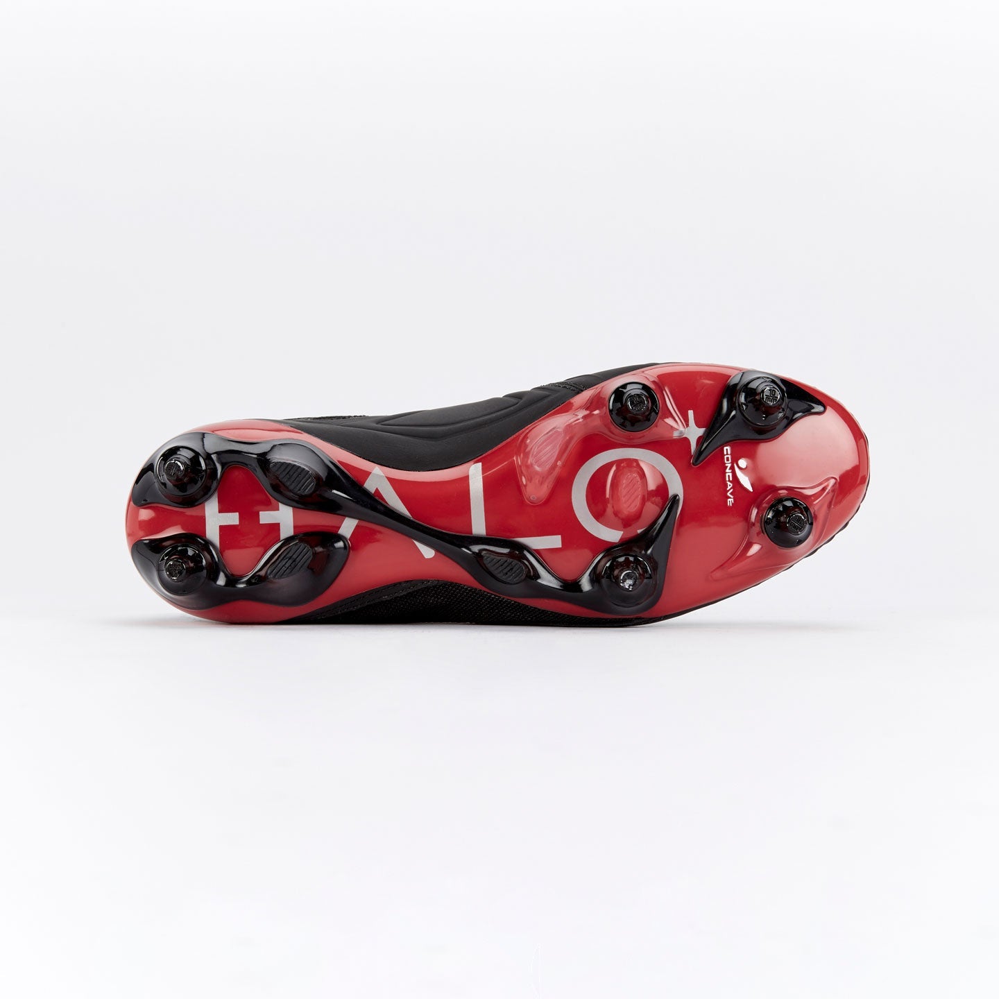 Concave Halo + Leather SG - Black/Red
