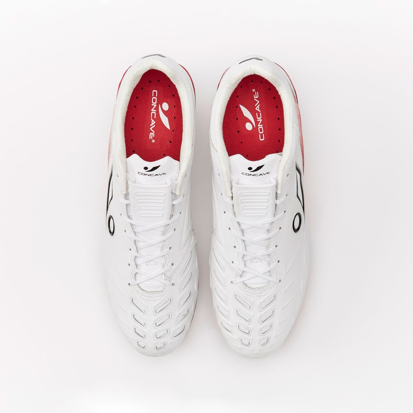 Concave Halo + Leather SG - White/Red