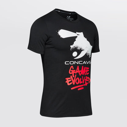Concave T-Shirt - Black/White/Red