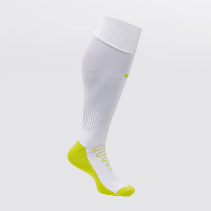 Concave Football Socks - White/Lime