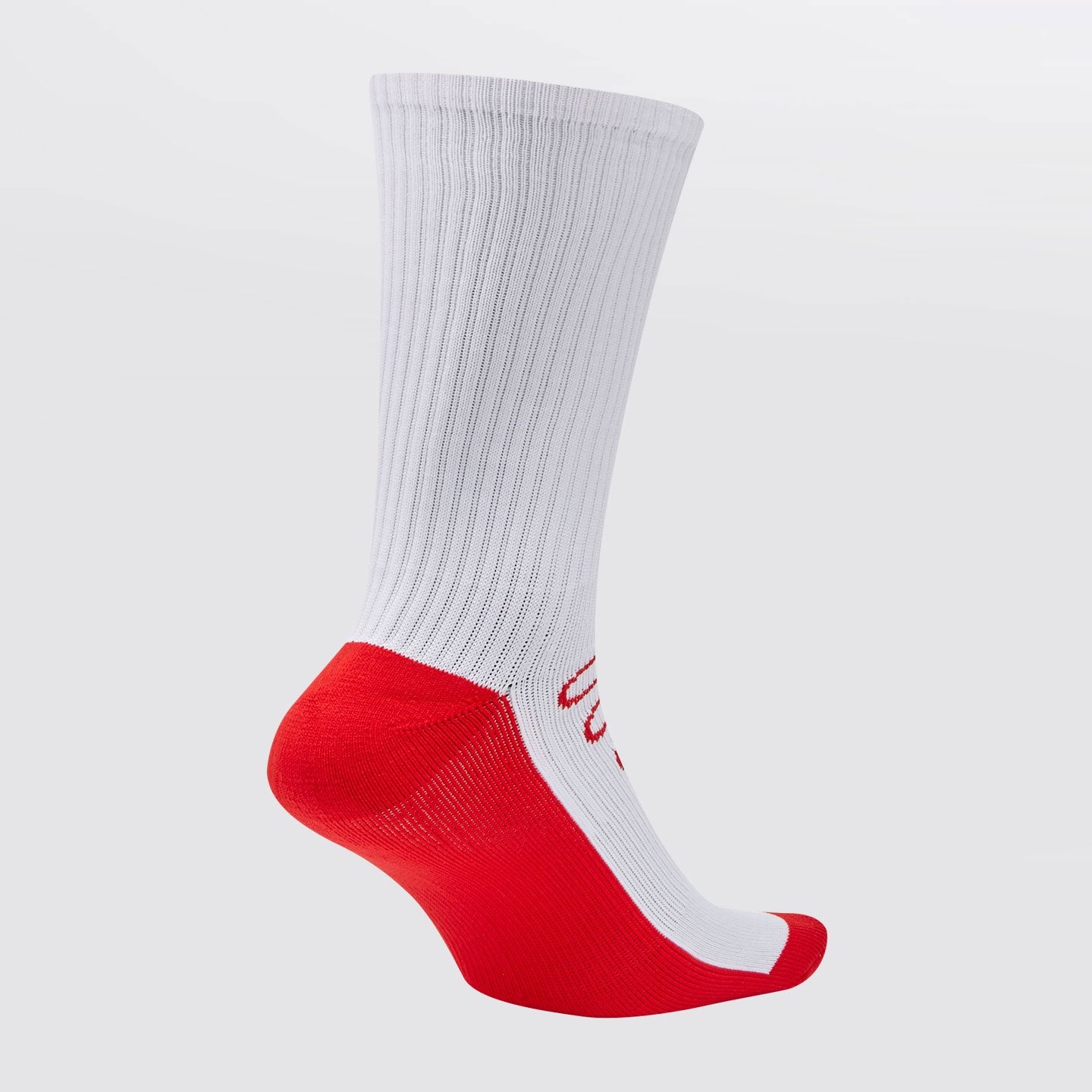 Concave Performance Mid Socks - White/Red