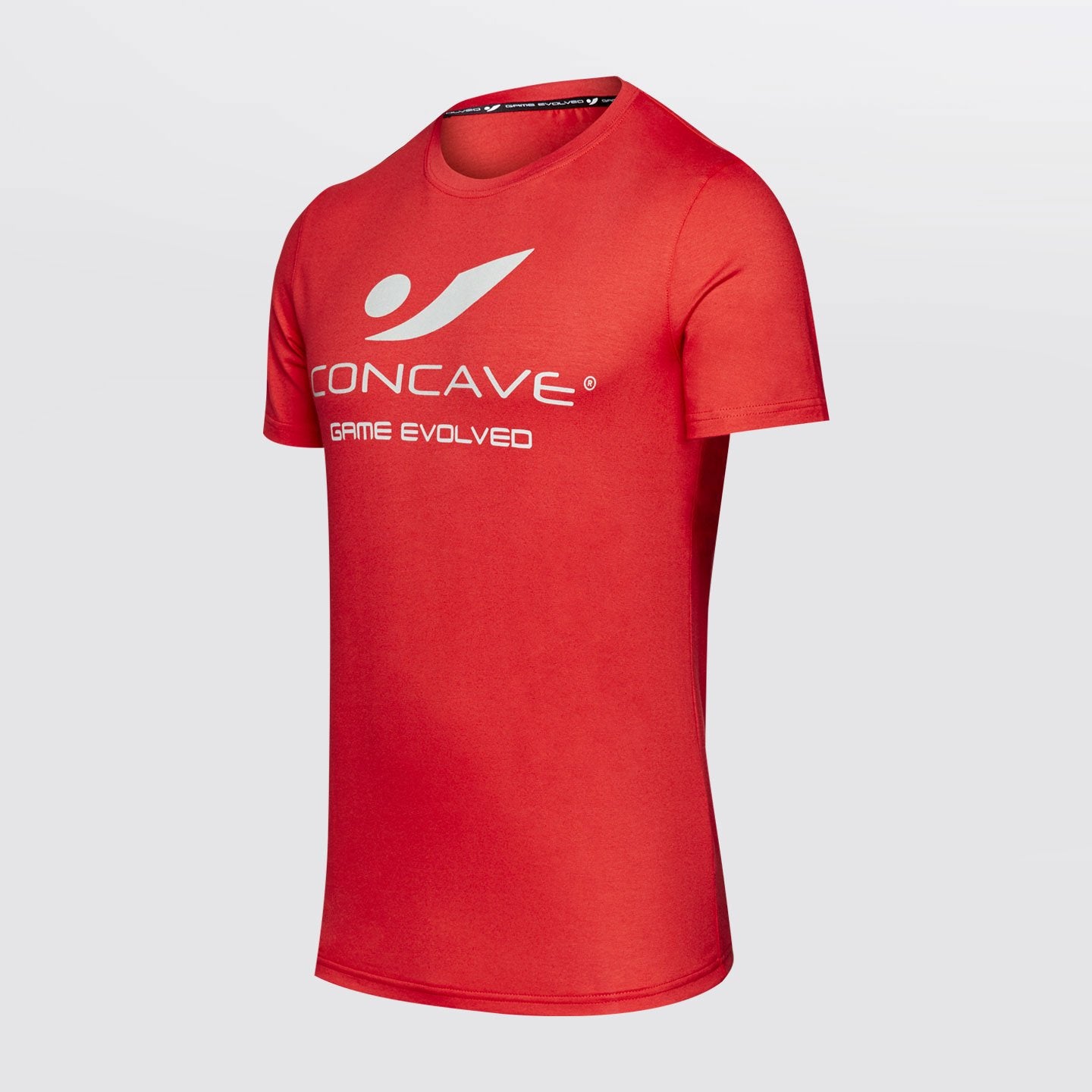 Concave T-Shirt - Red/Silver