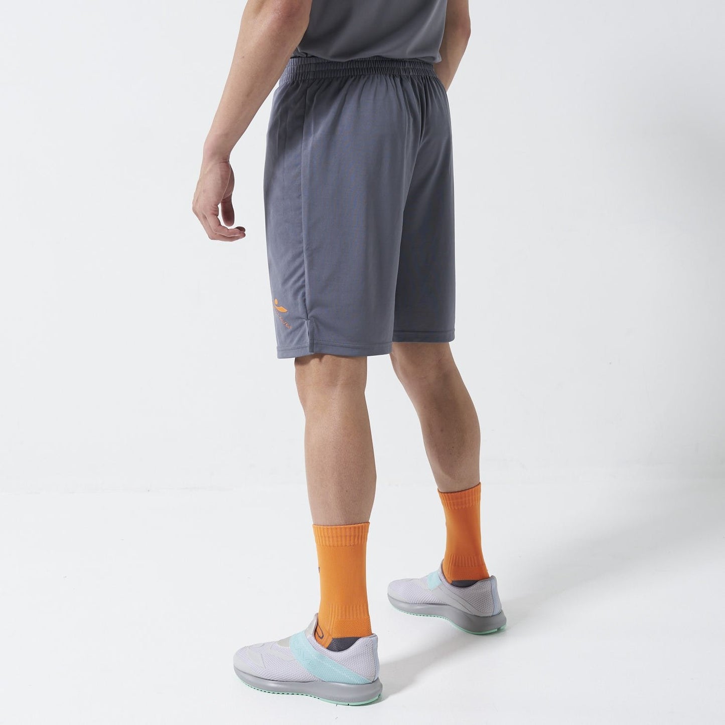 Concave Performance Shorts - Charcoal/Zest Orange
